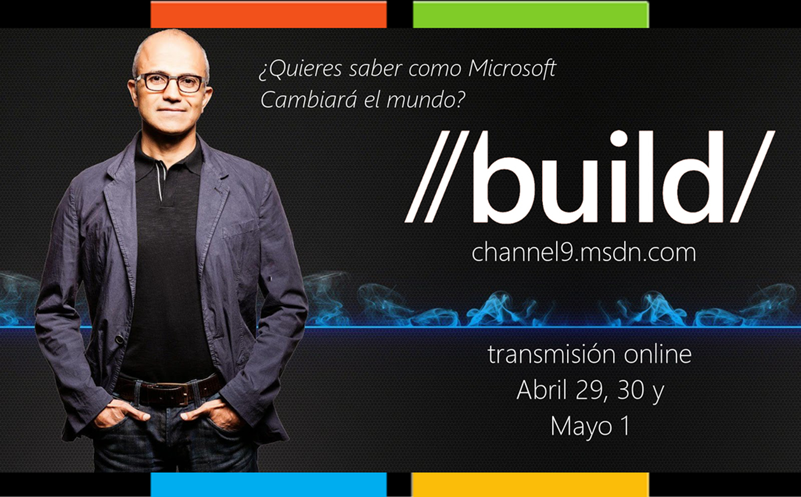 La conferencia m&aacute;s importante para desarrolladores en vivo: Build 2015