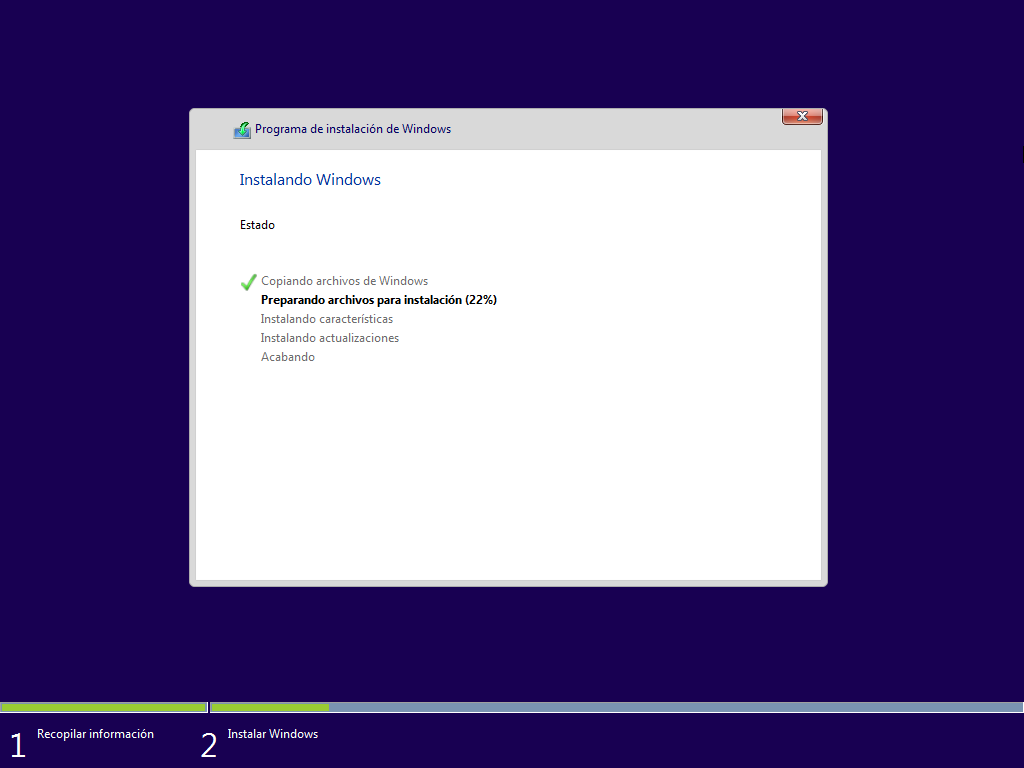 WIN0190 &ndash; Instalando Windows 10 Version 1511 (Build 10586) Clean-Install