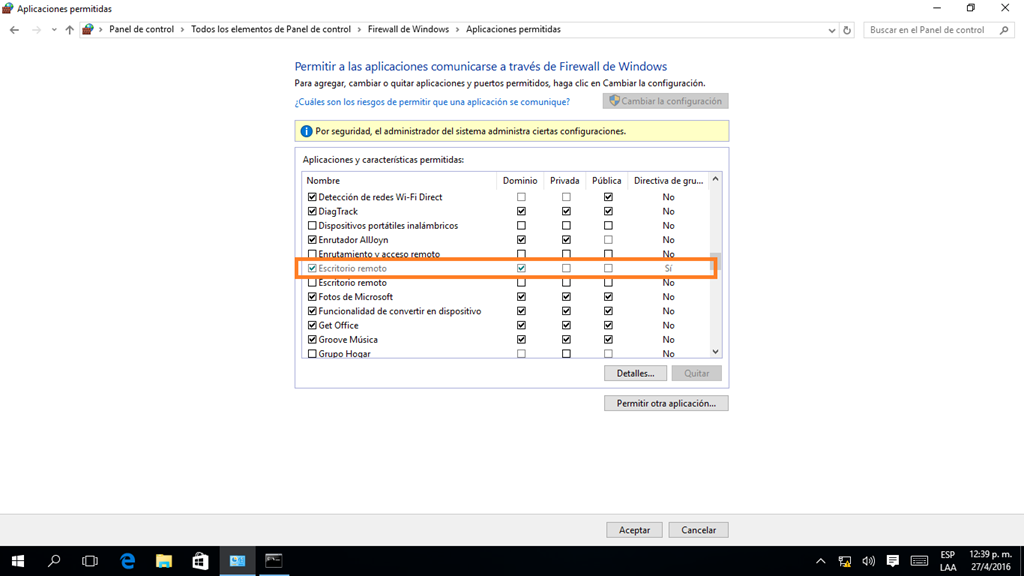 WIN0195 &ndash; Controlando el Firewall de Windows 10 mediante GPO